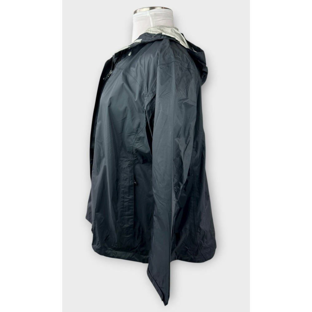 LL Bean Trail Model Rainwear Rain Jacket Ripstop Plus Size 3X Full Zip Hooded - Picture 9 of 13